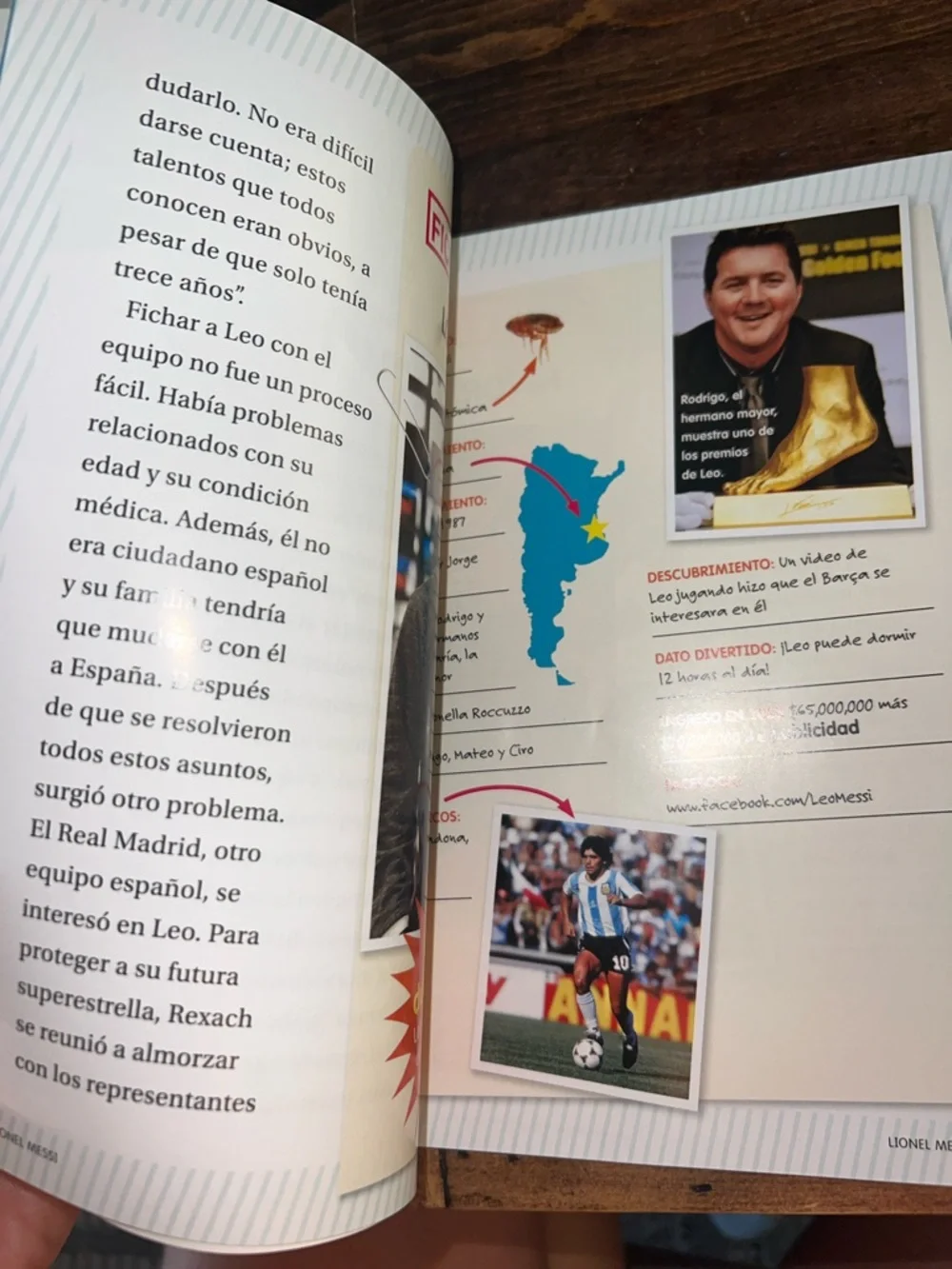 Spanish!! NWT Scholastic Lionel Messi Kid’s Book